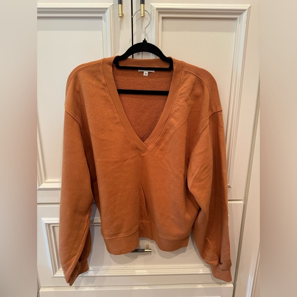 Agolde Medium V-Neck Pumpkin Sweatshirt.⚡️💗 - Picture 1 of 5